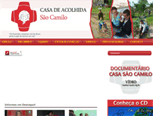 Tablet Screenshot of casasaocamilo.org.br